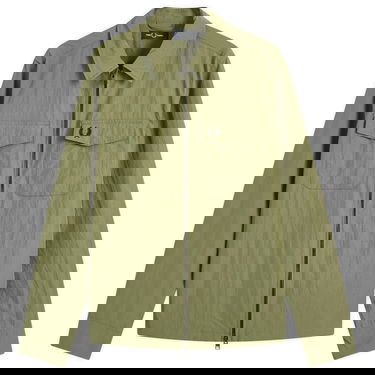 Skjorta Fred Perry Fred Perry Zip Through Overshirt Grön | M5684-X21, 0