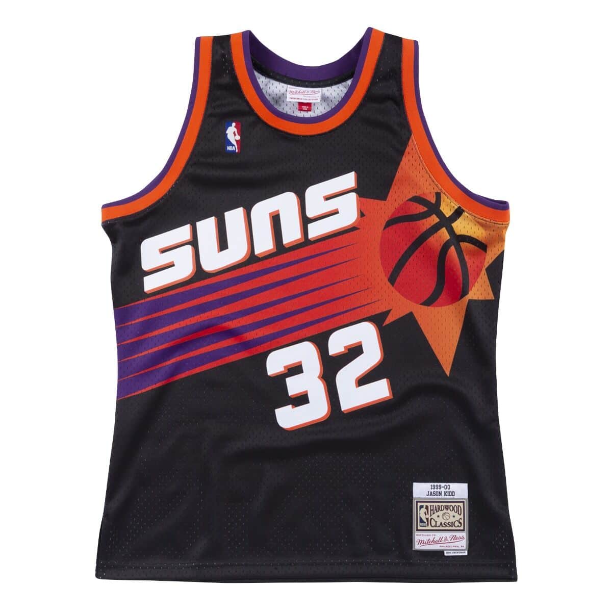 Jersey Mitchell & Ness Mitchell & Ness NBA Phoenix Suns Jason Kidd Swingman Jersey Svart | SMJYAC18020-PSUBLCK99JKI, 1