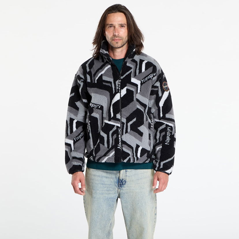 Jacka Napapijri Napapijri T-Fiemme AOP Fleece Jacket Flerfärgad | NP0A88TCFZN1