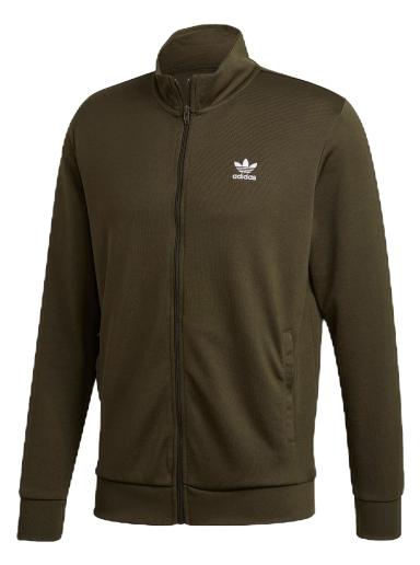 Jacka adidas Originals Trefoil Essentials Track Jacket Grön | GE5141