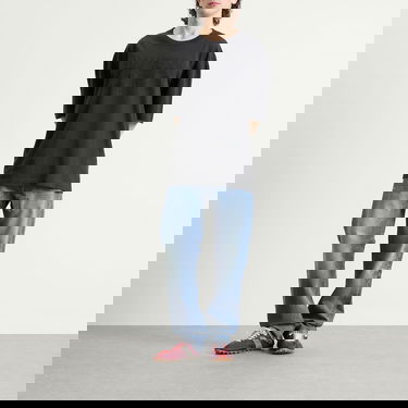 T-shirt Maison Margiela Maison Margiela Oversized T-Shirt with Numbers Logo and Paris Embroidery Svart | S50GC0705-S24567-855, 4