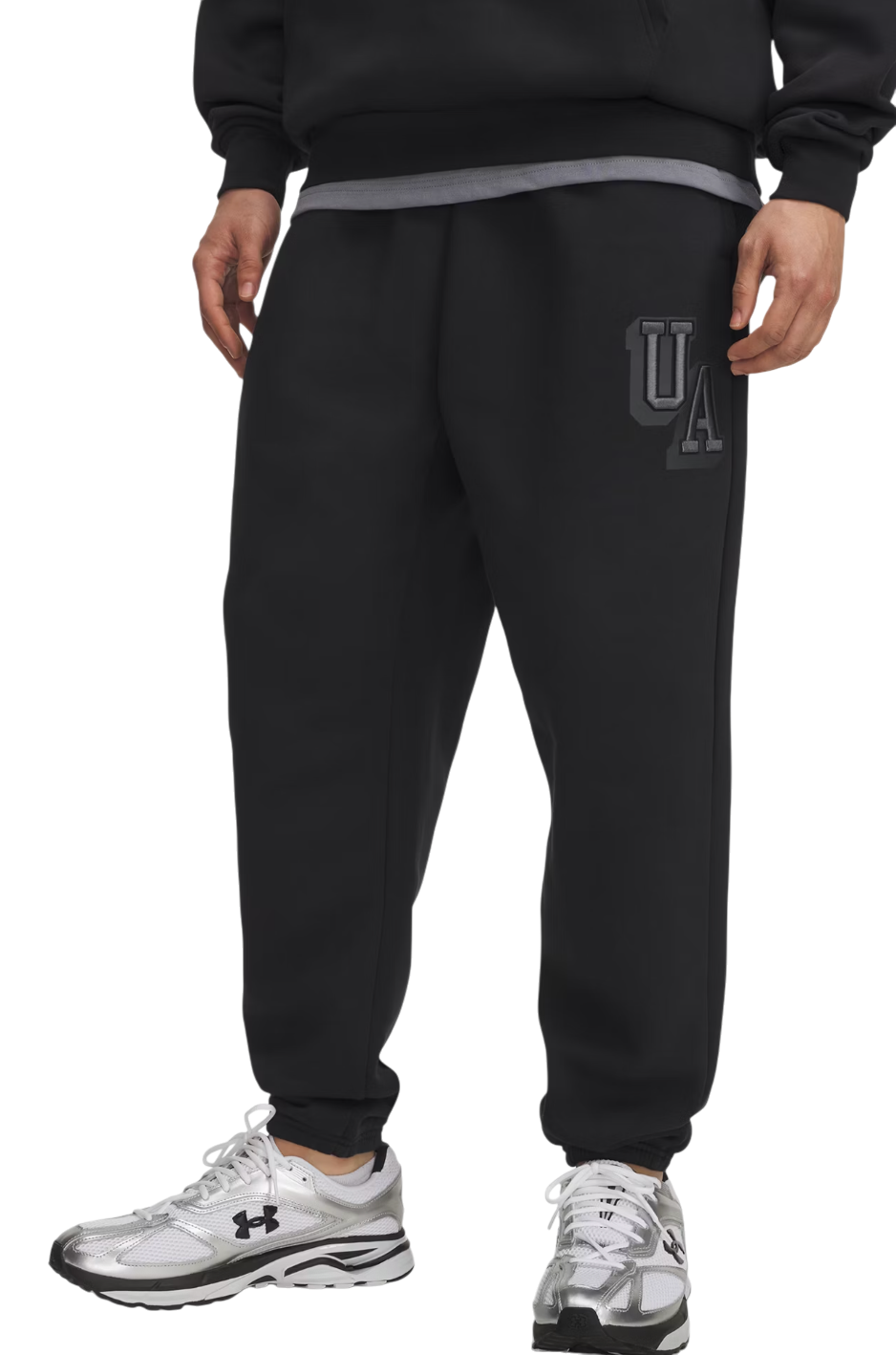 Träningsbyxor Under Armour Under Armour UA Icon Fleece Graphic Joggers Svart | 6003934-001, 0