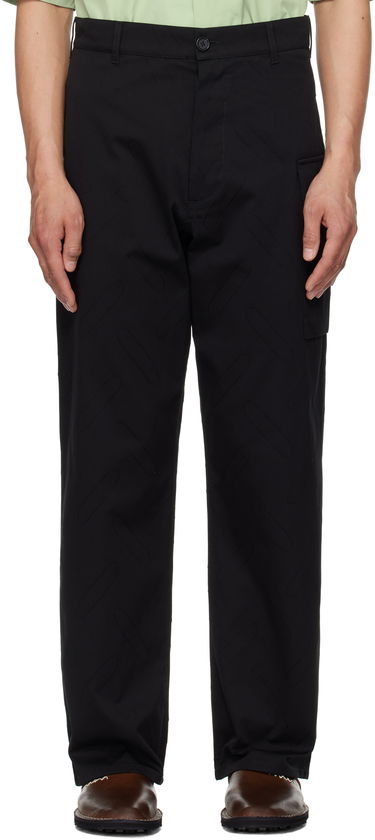 Cargo byxor Marni Marni Confetti Jacquard Cotton Trousers Svart | PUMU0095S1 UTC484, 0