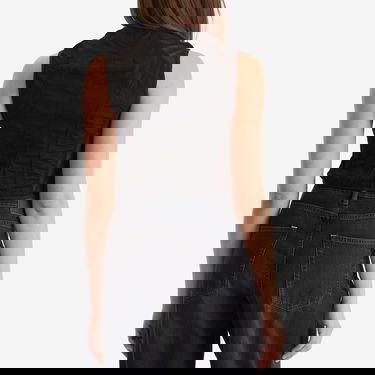 Väst OUR LEGACY Our Legacy All Day Poplin Corset Vest Top, X-Small Svart | W2252CVB, 3