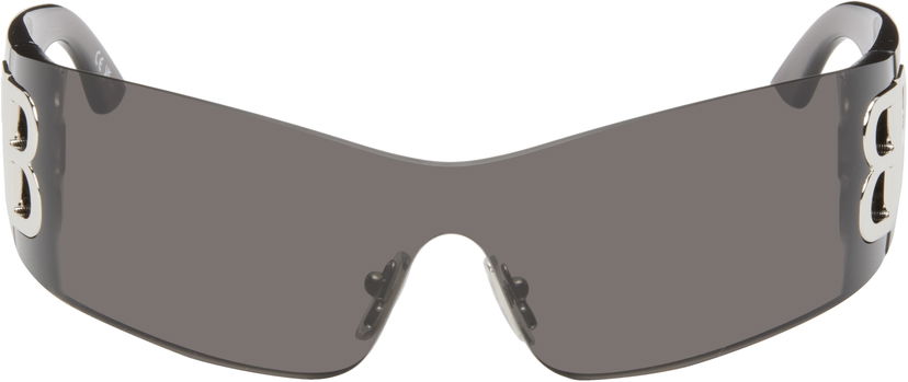 Solglasögon Balenciaga Bossy Mask Sunglasses Svart | BB0359S-001