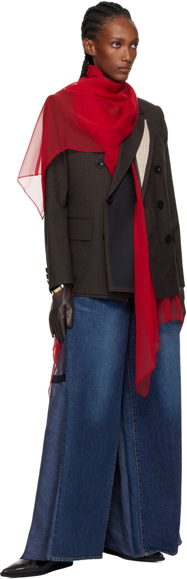 Handskar sacai sacai Leather Bangle Gloves Brun | 25-08253, 2