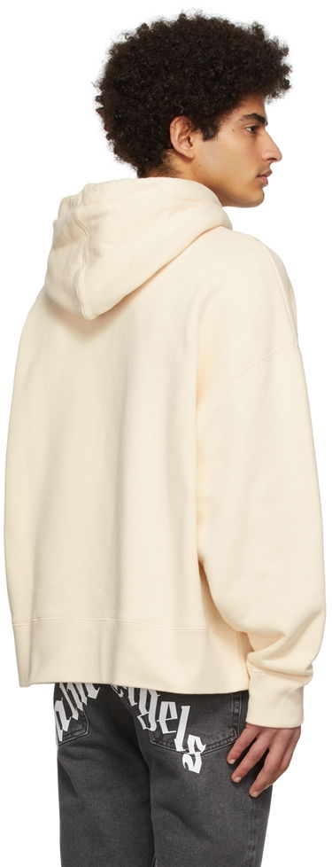 Sweatshirt Palm Angels Sunset Palms Popover Hoodie Beige | PMBB058S22FLE0120110, 2