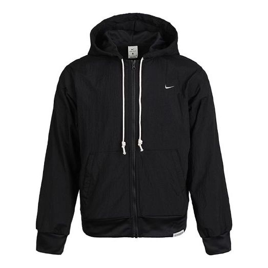 Sweatshirt Nike Standard Issue Zip Hooded Jacket Svart | CK6806-010