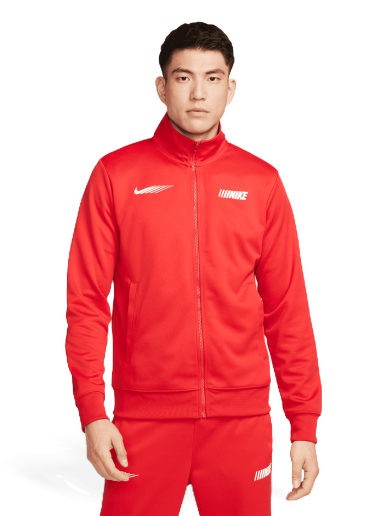 Jacka Nike Sportswear Standard Issue Jacket Röd | FN4902-657