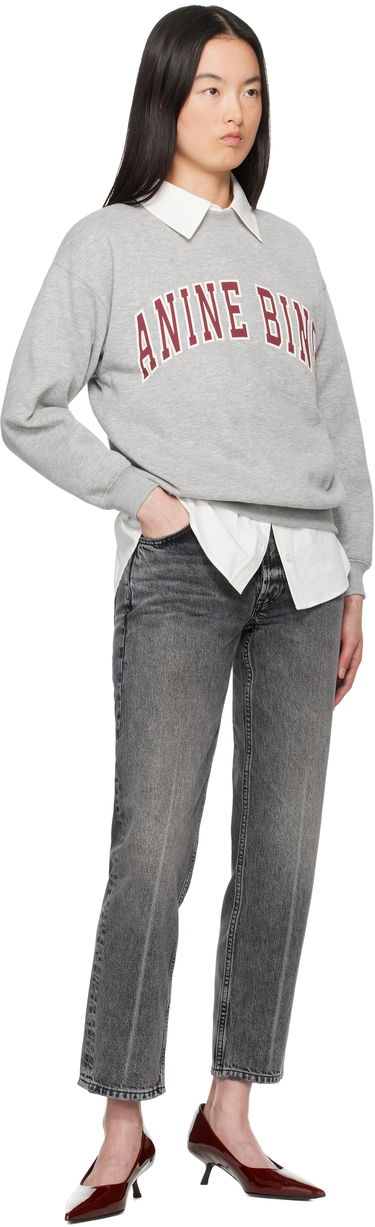 Sweater Anine Bing Anine Bing Spencer Sweatshirt Grå | A-08-11451-GRM1, 3