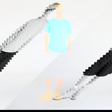 T-shirt Comme des Garçons SHIRT Knit T-Shirt Blue Turkos | FN-T005 Blue, 3