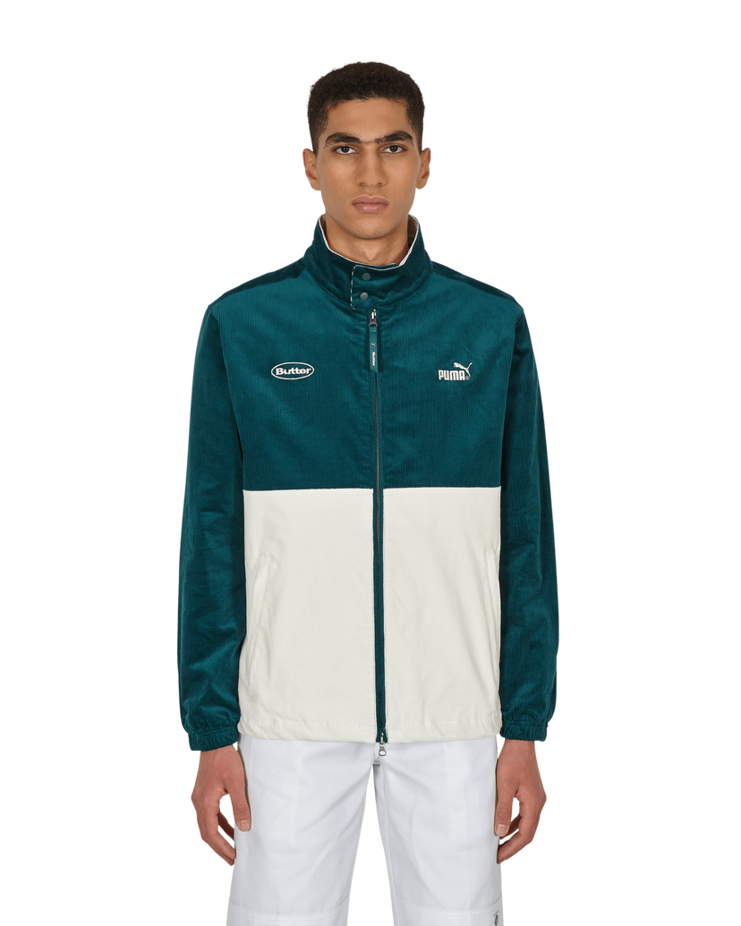 Bomberjacka Puma Corduroy Track Jacket Grön | 532436-40