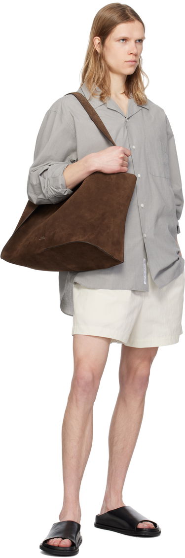 Shorts Studio Nicholson Studio Nicholson Elio Relaxed Fit Shorts Vit | ELIO SNM - 1275, 3