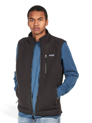 Väst Patagonia Retro Pile Vest Svart | 22821-BLK