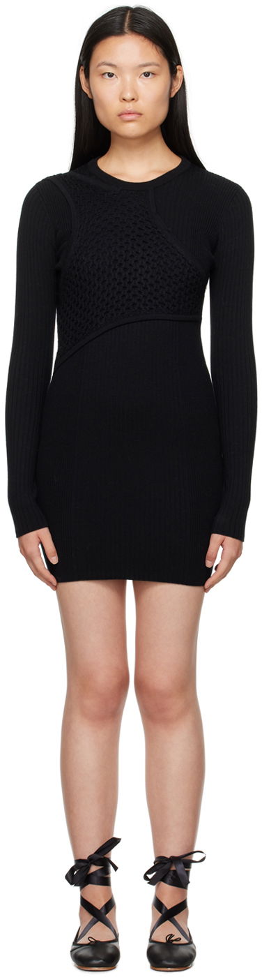 Klä Feng Chen Wang Feng Chen Wang Layered Mini Dress Svart | FWF16KT12B