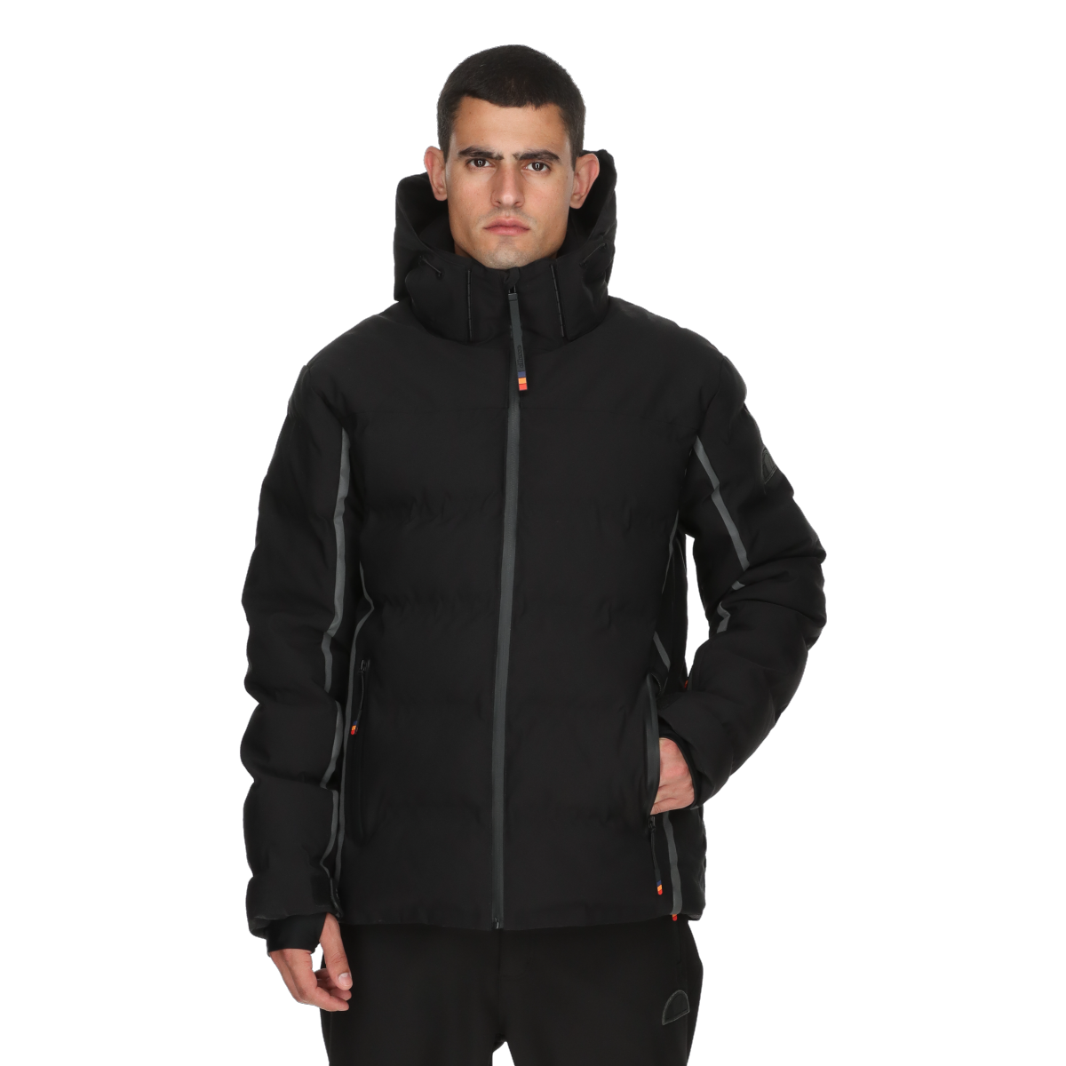 Pufferjacka Ellesse CONSTANTINO Hooded Padded Ski Jacket Svart | ELA253M505-01, 0