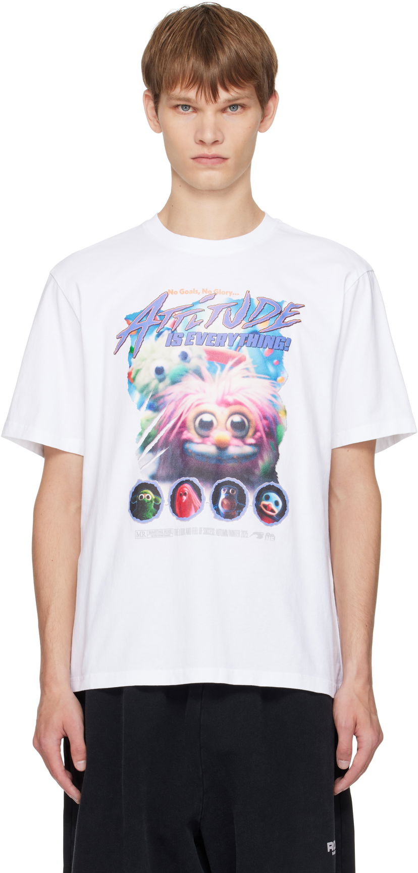 T-shirt Martine Rose Martine Rose Classic Fraggle Rock T-Shirt Vit | 603JE01000E