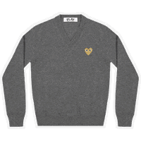 PLAY Heart V-Neck Pullover