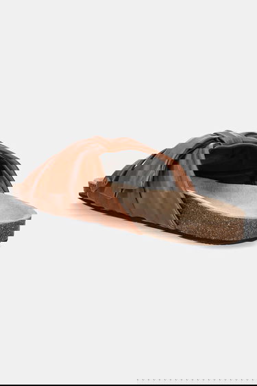 Sneakers och skor JW Anderson JW Anderson Knotted Leather Slides Brun | SN0096.LA0161.640, 2