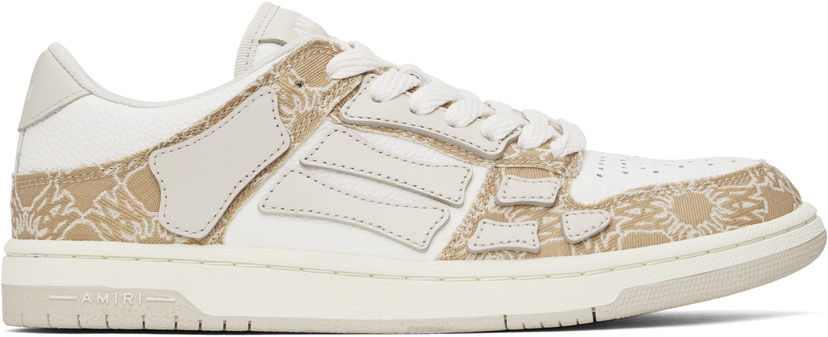 Sneakers och skor AMIRI AMIRI MA Quad Skel Top Low Beige | AMFOSR1111