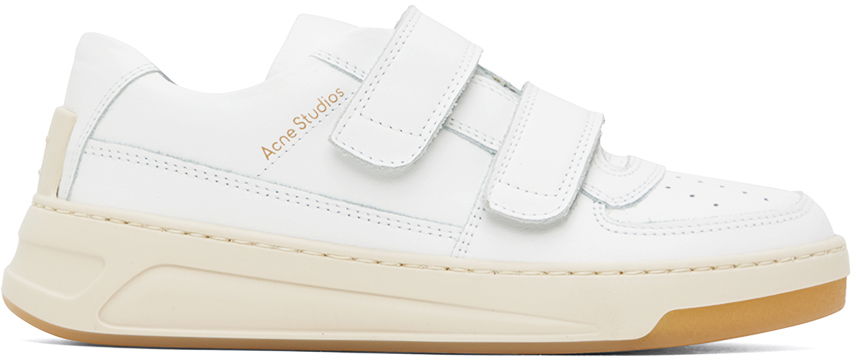 Sneakers och skor Acne Studios White Velcro Strap Vit | AD0564-, 0