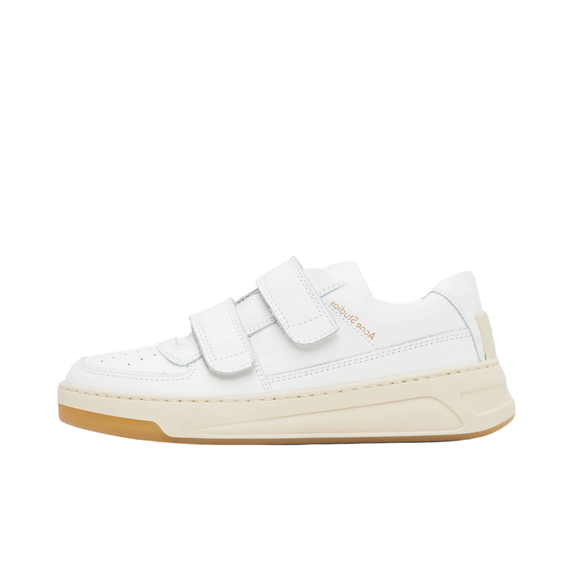Sneakers och skor Acne Studios White Velcro Strap Vit | AD0564-
