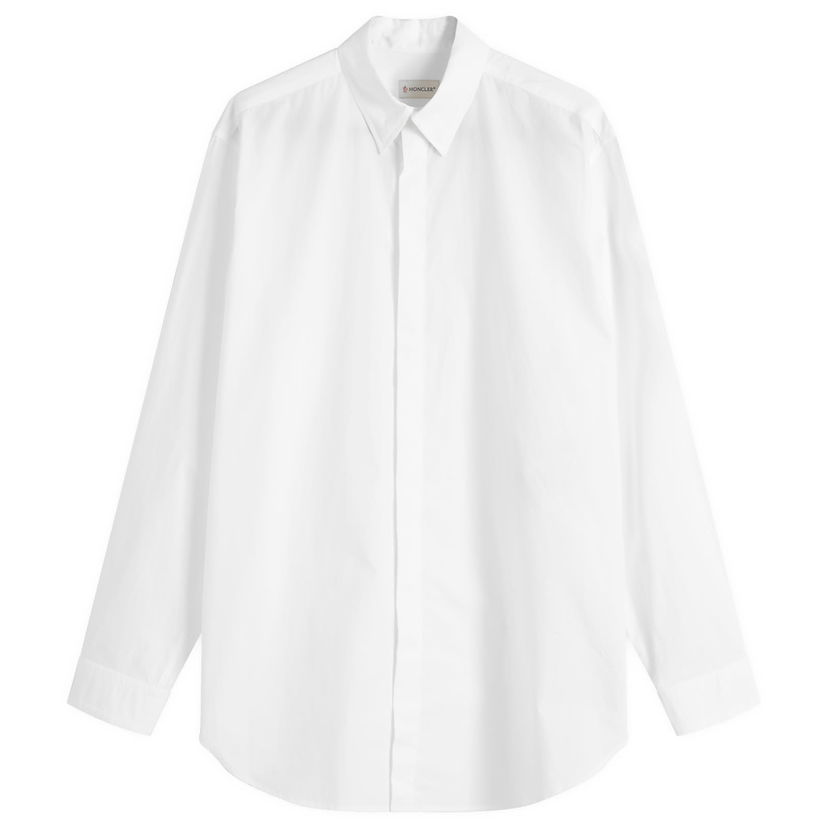 Skjorta Moncler Smith Oversize Shirt Size 42 Vit | 09T-2F00001-M5316-034