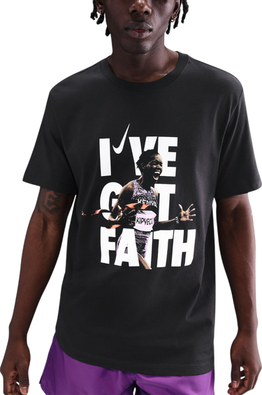T-shirt Nike Nike Kipyegon "I've Got Faith" T-Shirt Svart | ir1429-010, 0