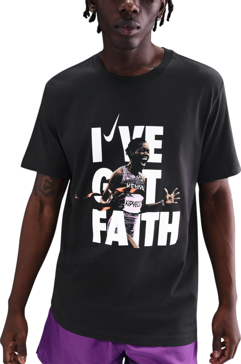 T-shirt Nike Nike Kipyegon "I've Got Faith" T-Shirt Svart | ir1429-010