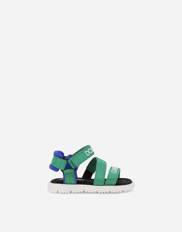 Sneakers och skor Dolce & Gabbana Dolce & Gabbana Gros-grain First Steps Sandals Flerfärgad | DL0076AB0288I679, 0