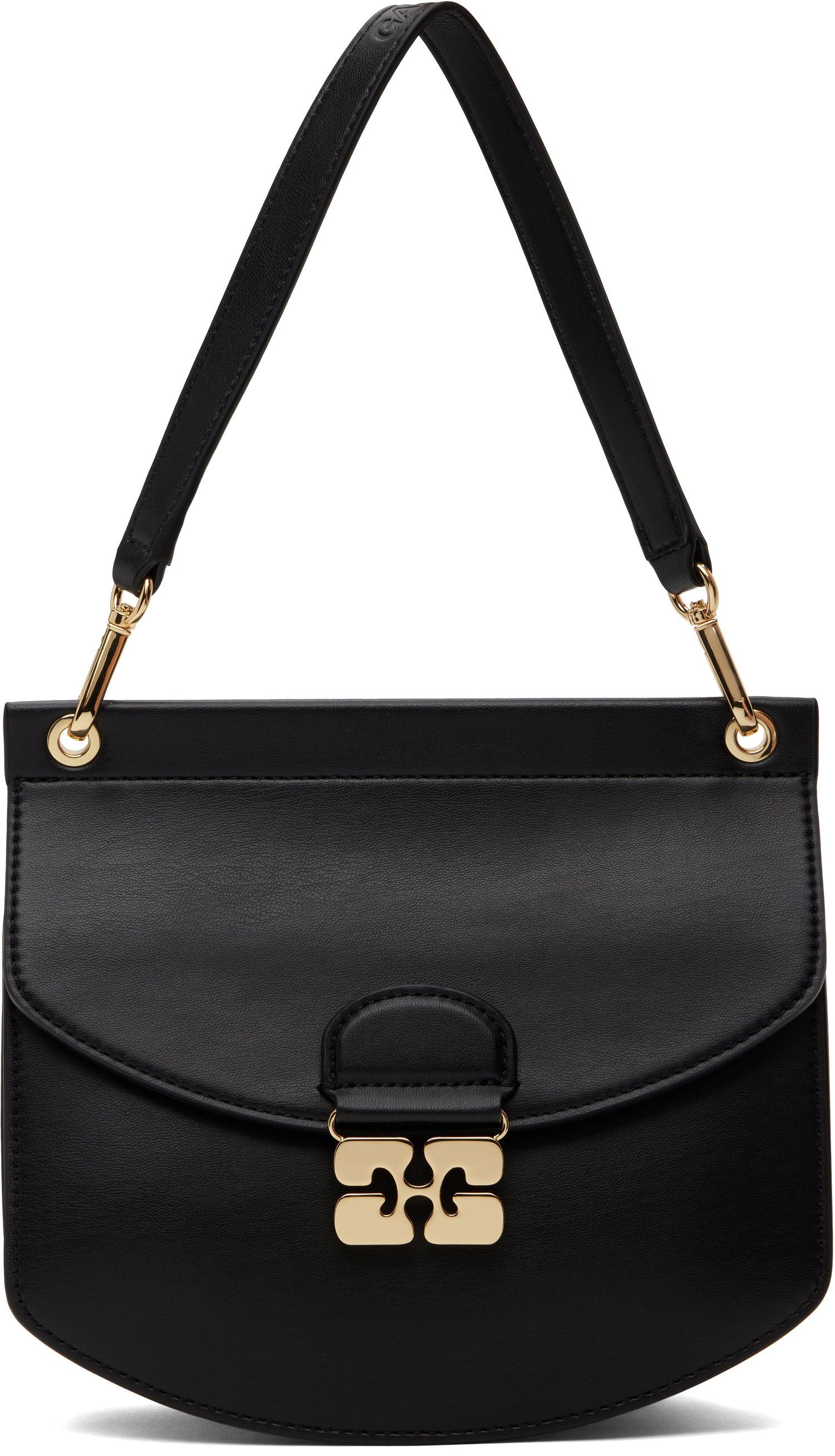 Handväska GANNI Ganni Small Apo-G Shoulder Bag Svart | A6449, 0