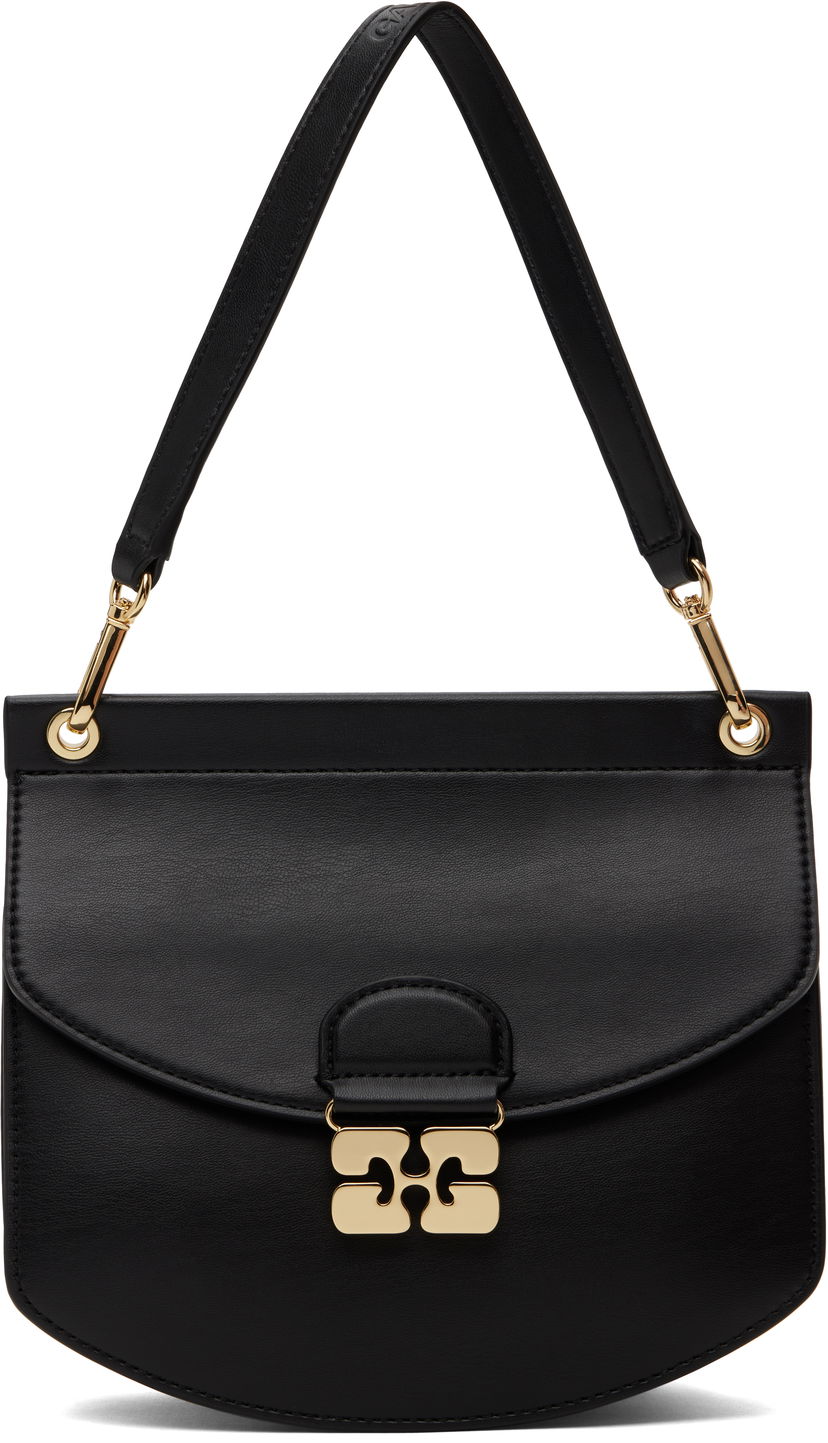 Handväska GANNI Ganni Small Apo-G Shoulder Bag Svart | A6449