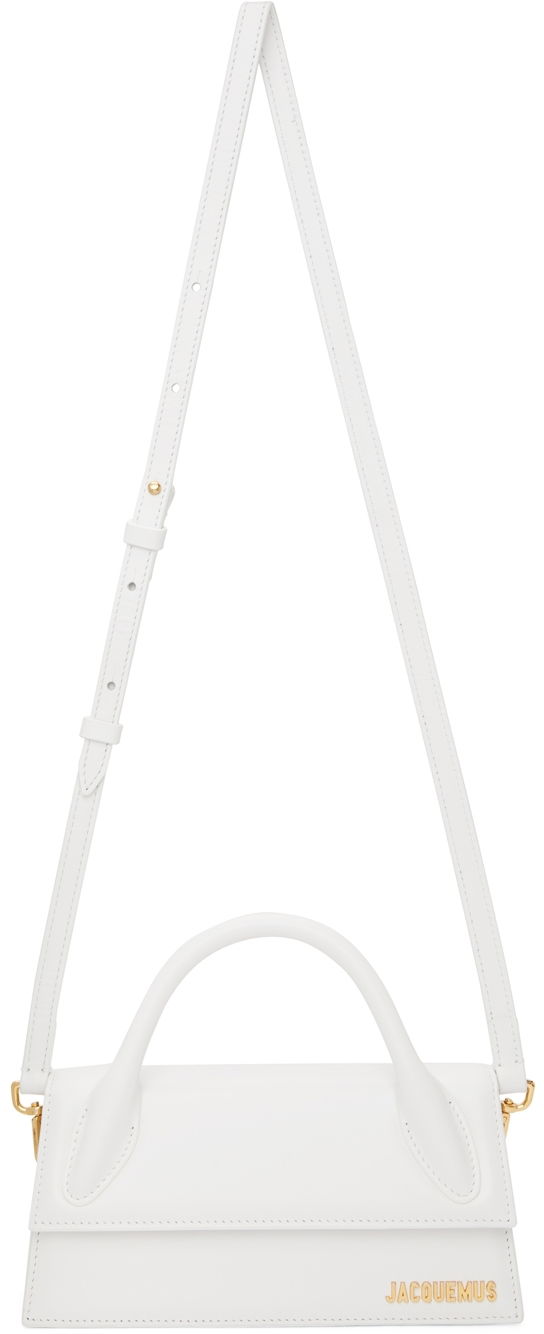 Axelväska Jacquemus La Montagne 'Le Chiquito Long' Clutch Vit | 213BA004-3000
