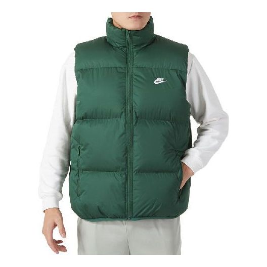 Väst Nike Sportswear Club Water-Repellent Puffer Vest Grön | FB7374-323