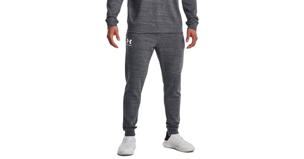 Träningsbyxor Under Armour UA Rival Terry Grå | 1380843-012, 1