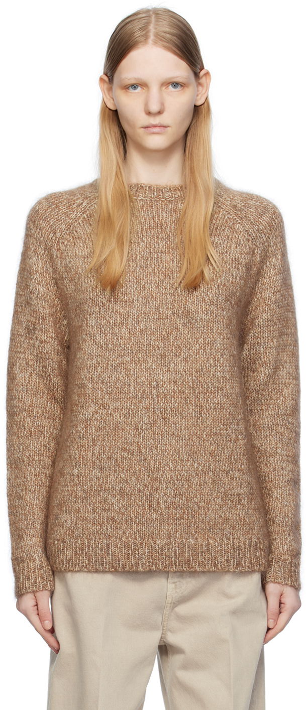 Sweater TOTEME Raglan Knit Sweater Brun | 234-WRTWTP224-YA0015