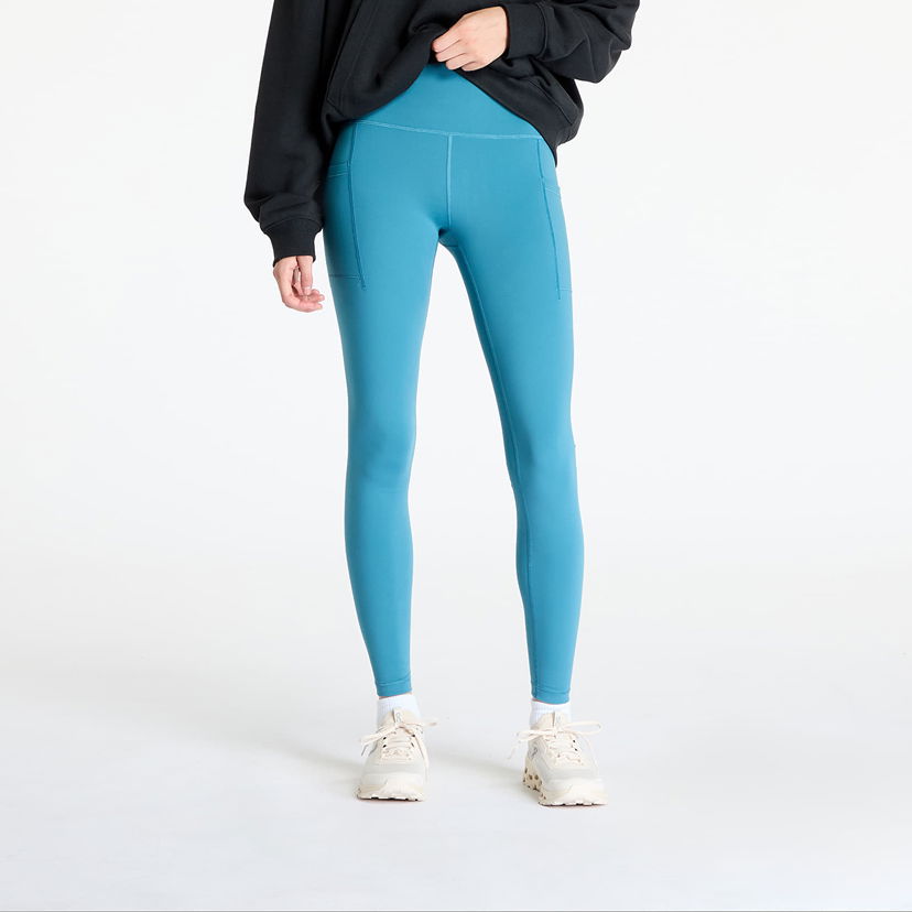 Damasker New Balance Sleek Pocket High Rise Legging Terrarium Blå | WP41275TEI