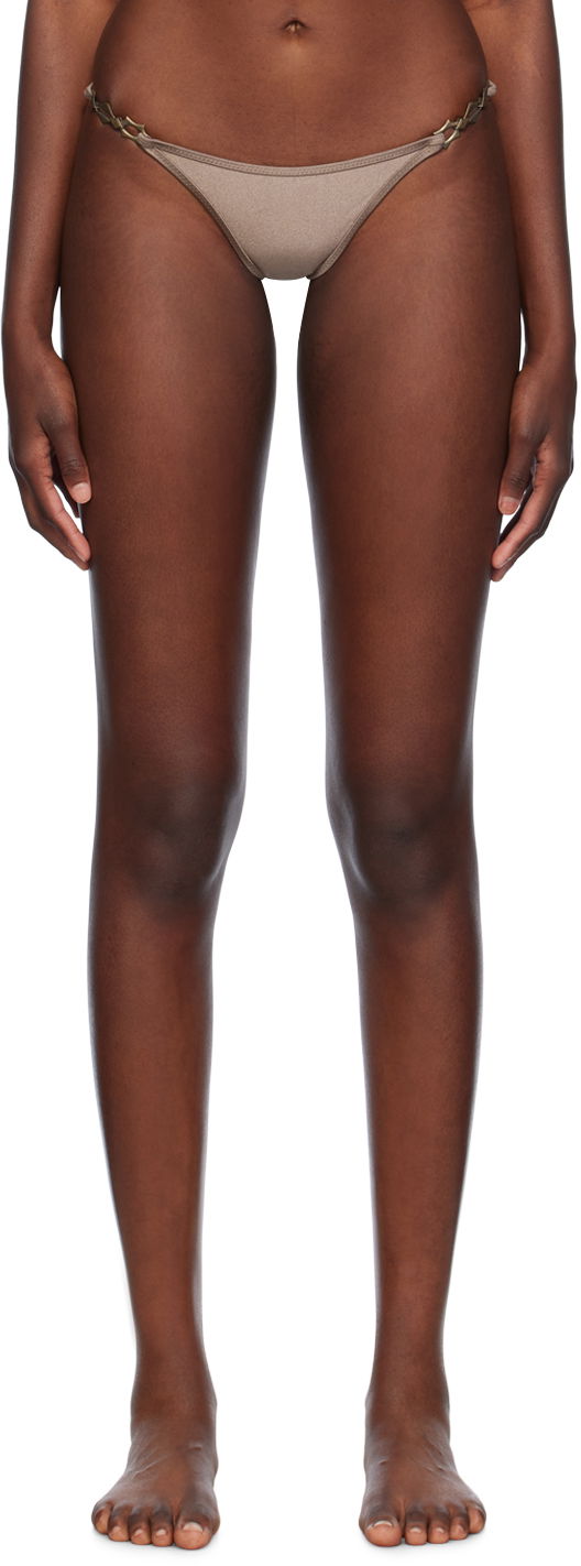 Badkläder Miaou Miaou Nicola Bikini Bottom Brun | 2038SWDUS