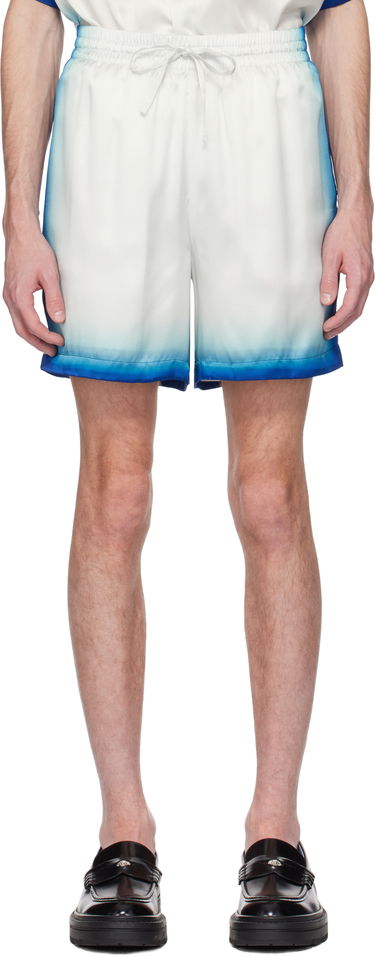 Shorts Casablanca Casablanca 'Casa Way' Skate Silk Shorts Blå | MS25-TR-012-03, 0