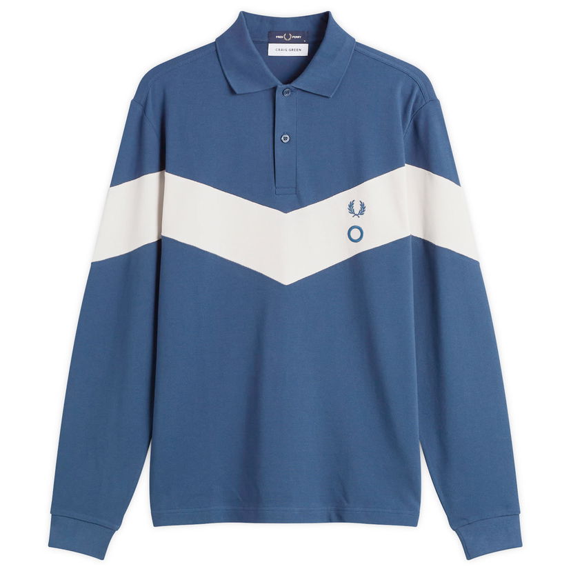 Polotröja Fred Perry x Craig Green Graphic Polo Shirt Blå | SM1143-A03