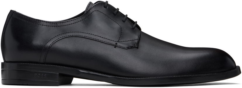 Skjorta BOSS BOSS Leather Derbys Svart | 50541701