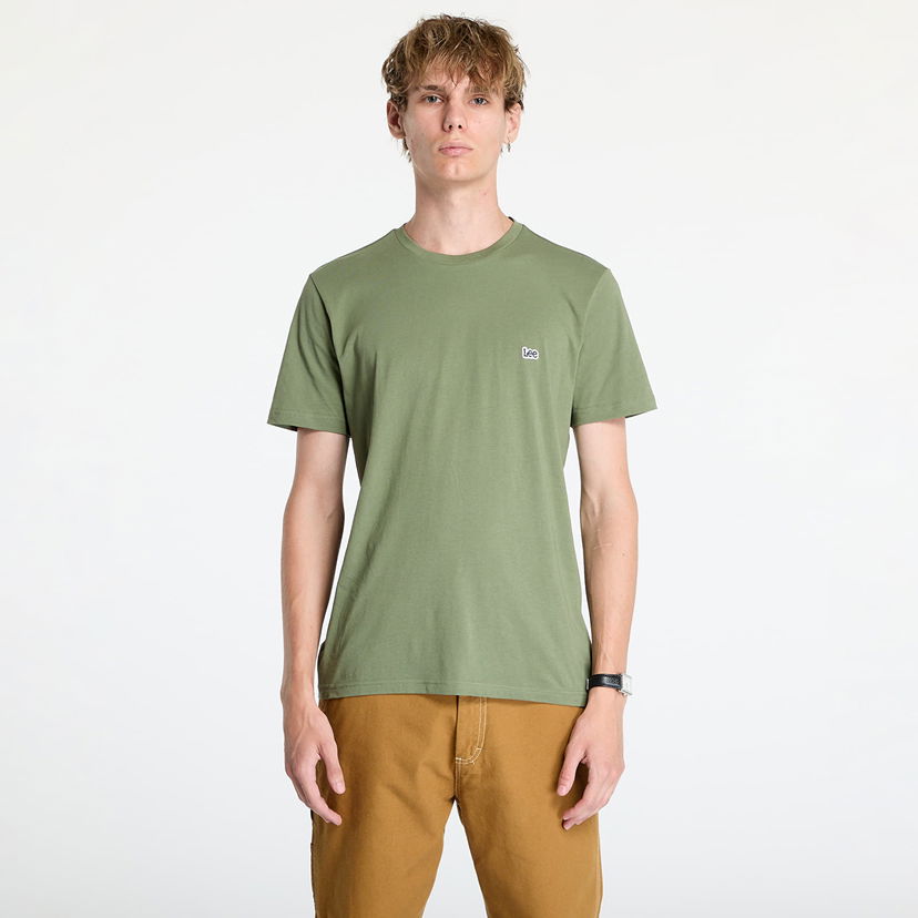 T-shirt Lee Ss Patch Logo Tee Mercantile Green Grön | 112355586