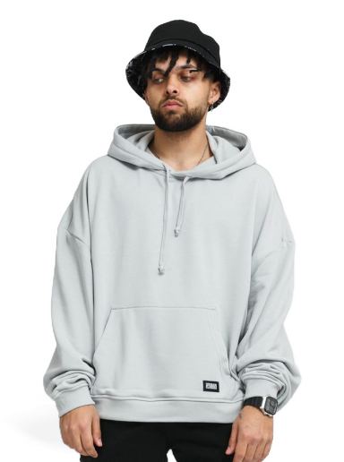 Sweatshirt Urban Classics 80's Hoody Grå | TB4154 Grey