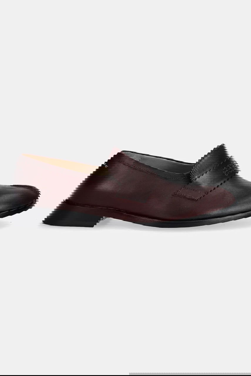 Sneakers och skor Maison Margiela MM6 Maison Margiela Leather Loafers Bourgogne | S59WR0096.P5000.T2353, 0
