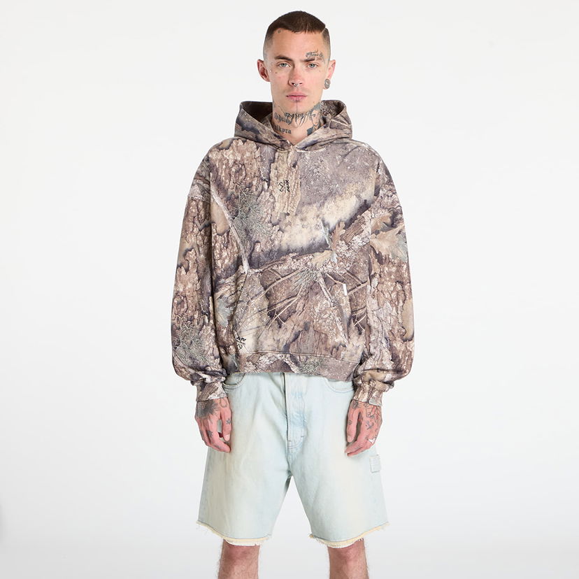 Sweatshirt Represent Clo REPRESENT Real Tree Camo Hoodie Brun | MLM100308-55