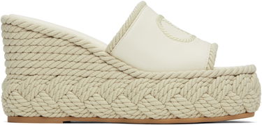 Sneakers och skor Valentino Valentino Garavani VLogo Torchon Wedge Slide Sandals Beige | 6W2S0KC5YWI, 0