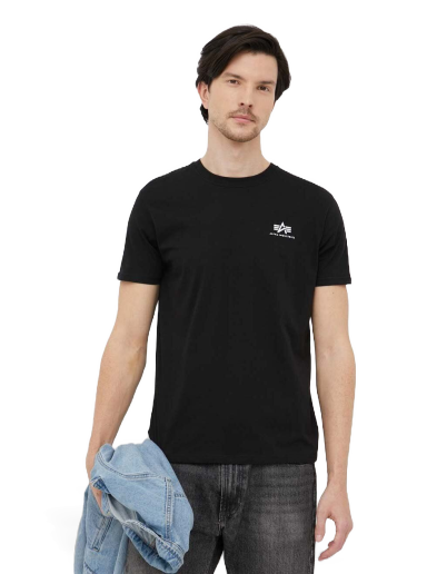 T-shirt Alpha Industries Logo Tee Svart | 188505.03