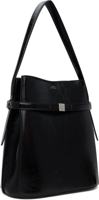 Tygpåse TOTEME Totême Belted Naplack Leather Bucket Bag Svart | 244-WAL0048-LE0046, 1