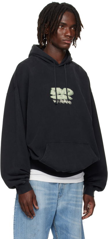 Sweatshirt VETEMENTS Vetements 'DVD' Oversized Hoodie Svart | UH76HD380B, 1