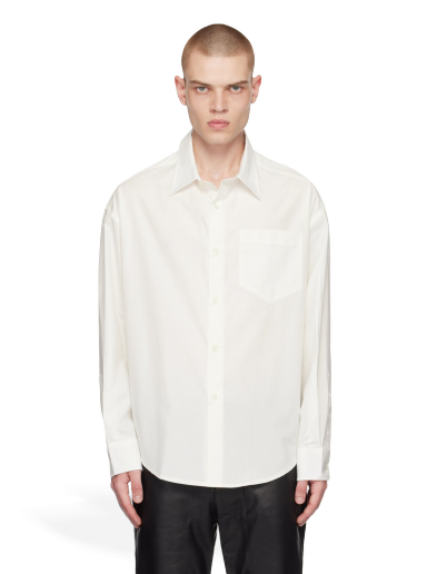 Skjorta AMI Button Shirt Vit | USH125.CO0014